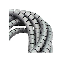 Ø30 Kablo Koruyucu Ve Düzenleyici Spiral 5mt Gri