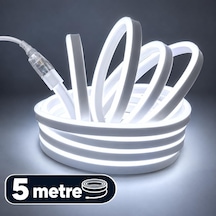 220 W Neon Led Beyaz Tak Çalıştır 5 Metre
