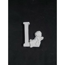 Polyester Harf Melekli -l- 7,5x6cm P399