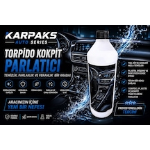 Karpaks Torpido Kokpit Parlatıcı 1 Lt Araç İçi Plastik Yenileyici Ve Parlatıcı