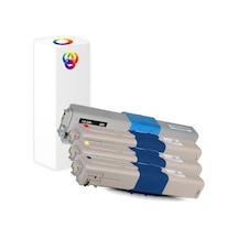 Plusprint C301 Oki Mc332 Uyumlu Toner 1 Takım 4 Renk A+plus