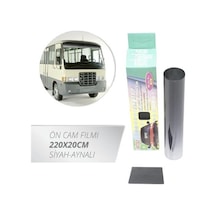 Ön Cam Güneşlik Filmi 220x20cm Siyah-aynalı