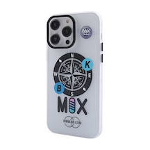 Apple   Uyumlu   iPhone 14 Pro Kılıf Apollo Magneticsafe Desenli Kapak - Apollo Şeffaf - 3