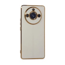 Realme 11 Pro Kılıf Volet Silikon - Beyaz 0.2M-Çok Renkli
