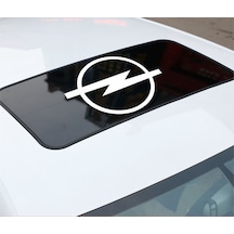 Opel Sunroof Sticker Siyah