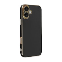 Newface Apple İphone 16 Kılıf Volet Silikon - Siyah