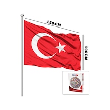 Türk Bayrağı - 100x150 Cm - Alpaka Kumaş Diğer