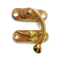 Yay Gözü, Ahşap Kutu Klipsi - Küçük 28x33 Mm, Sarı, 100 Adet 1