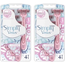 Gillette Kadın Venüs Simply 3 Bıçak + Yedek Bıçak x 2