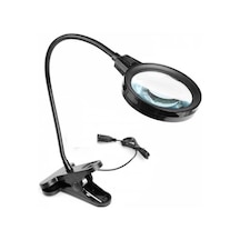 12 Led Clipslı Işıklı Büyüteç,işıklı Masa Lambası Çalışma Lambası İtdtd0012ktdu554
