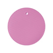 Pembe Silikon Nihale Tencere Çaydanlık Altlığı Silikon Diğer