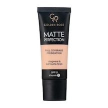 Golden Rose Matte Perfection Foundation - Cool 02 - Yoğun Kapatıcı Mat Fondöten Sku: Smg8690010478474