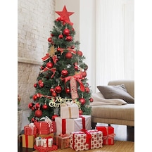 5cm 6 Adet Mini Yılbaşı Ağacı Süsü Noel Baba Ağacı Süsü 6 Adet/paket Genel