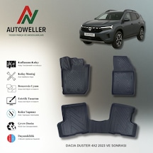 Dacia Duster 2023 Sonrası Uyumlu Havuzlu Oto Paspas 4x2