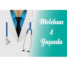 Doktor Temalı Doğum Günü Afişi 50x70 Cm