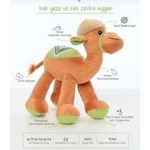 Sevimli Deve Peluş Oyuncak Hediyelik Oyuncak Uyku Arkadaşı 20 Cm Yeşil