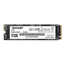 Patrıot 512gb P320 P320p512gm28 3000- 2200mb/s M2 Nvme Gen3 Disk-210947