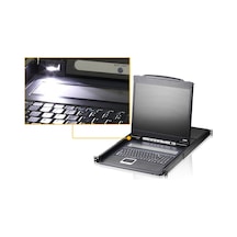 Karnas_Teknoloji Aten Aten-Cl1308Na 19” Lcd Kvm Switch, Amerikan Klavyeli