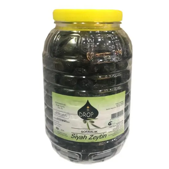 Drop Edremit Çevirme Siyah Zeytin 3 Lük Pet L Net: 2000 G