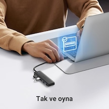 Usb Hub 3.0 Usb Ayırıcı Macbook, Mac Mini, İmac, Surface Pro, Xps, Thinkpad, Usb Flash Sürücüler, Mobil Hdd, Masaüstü Bilgisayar Ve Daha Fazlası İçin 5 Gbps Usb Dağıtıcısı 15 Cm