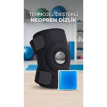 Sporcu Dizlik Çapraz Destekli, Menisküs Ağrısı İçin Termojel Hediyeli