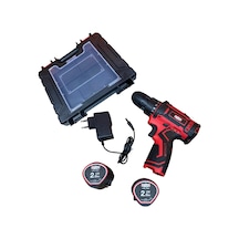 Attlas ECO CDD-202C Kutulu 2 x 2.0AH 12V 28NM Tork Akülü Vidalama Matkap