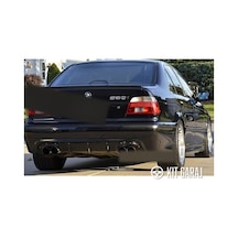 Bmw E39 5 Serisi M5 Difüzör Piano Black Sağ Sol Çiftli Çıkış Plastik