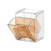 Cbtx Zy-hz013 Mutfak Kiler Ps Plastik Saklama Rafı Şeffaf Ayrılabilir Organizatör Saklama Kutusu - Pembe