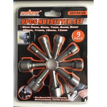 Real Özs 1889 Manyetik Somun Tutucu Bits Adaptörü Lokma 9 Parça