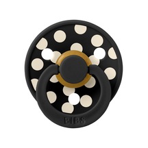 Bibs Studio Polka Big Kauçuk Emzik - Black Ivory 0-6 Ay
