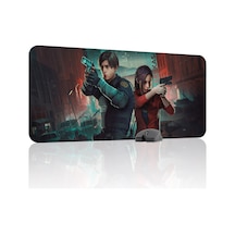 Resident Evil Kaymaz Dikişli Kauçuk Oyuncu Mousepad V2 - 90x40 Xxl Gaming Mouse Pad Fare Altlığı