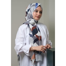 Afvente Soyut Desen Bej Pamuk Şal