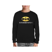 Bassman Siyah Çocuk Sweatshirt Siyah
