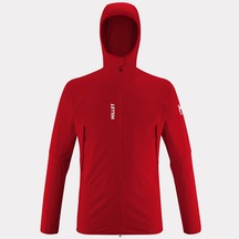 Millet Fusıon Xcs H Erkek Kapşonlu Polar Ceket Tam Fermuarlı Mıv9394 0335 Kırmızı