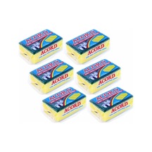 Tedar 6 Adet Jumbo Boy Endüstriyel Çok Amaçlı Bulaşık Süngeri 13x8x4 Cm Najmaddin