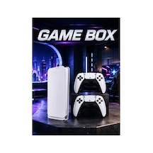 Game Box 3d Çift Oyun Kollu 4k Hd Ekran 20000'den Fazla Oyun Seçeneği 2.4g Kablosuz Beyaz