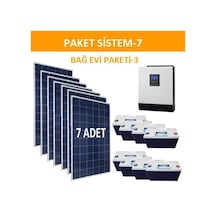 Bağ Evi Paket Sistemleri 7-çamaşir-Bulaşik Makinali +1.5 Hp Pompa