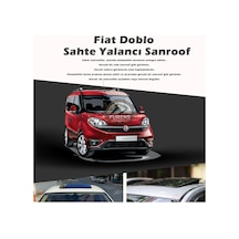Fiat Doblo Parlak Siyah Yalancı Çakma Sahte Sunroof