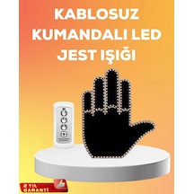 Kompakt Tasarımlı Led Jest Işığı Selam Ve Teşekkür Modları Sarı
