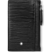 Mont Blanc Montblanc 4810 Kart Tutucu 8 Cc Fermuarlı Cepli 130931 Siyah