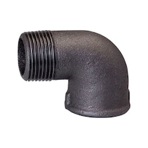 Fitings - Kuyruklu Dirsek Siyah 2"