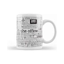 A Visual Representation Of The Office Graphic Kupa Bardak Porselen Karışık