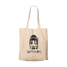 Satyricon Possessed Krem Kanvas Bez Çanta Krem