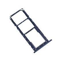 Samsung A01 Uyumlu Sim Kart Aparatı Sim Tepsisi Sim Kızağı Lacivert Yüksek Kalite Yc