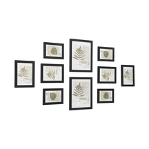 Resim Çerçevesi Seti 10'lu, 20 X 25 Cm Boyutunda 2 Fotoğraf, 13 X 18 Cm Boyutunda 4 Fotoğraf, 10 X 15 Cm Boyutunda 4 Fotoğraf, Siyah