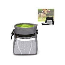 Pet Aperatif Çanta Eğitim Bel Çantası Dışarı Çok Fonksiyonlu Pet Eğitim Çantası Gri