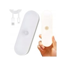 Neo Vista Usb Şarjlı Led Işık, Hareket Sensörlü, Beyaz Işık, Oda, Mutfak, Salon Ve Merdiven İçin Taşınabilir Lamba .