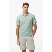 Nautica Erkek Yeşil Regular Fit Polo Yaka T-shirt-14586