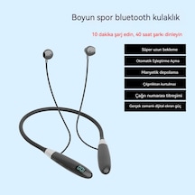 Aurora Boyunasılı Mavi Kulaklık, Ultra Uzun Pilömrü, Yüksek Pil, Spor, Gürtü Azaltma