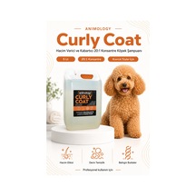 Animology Curly Coat Hacim Verici Ve Kabartıcı 20:1 Konsantre Köpek Şampuanı 5 Lt